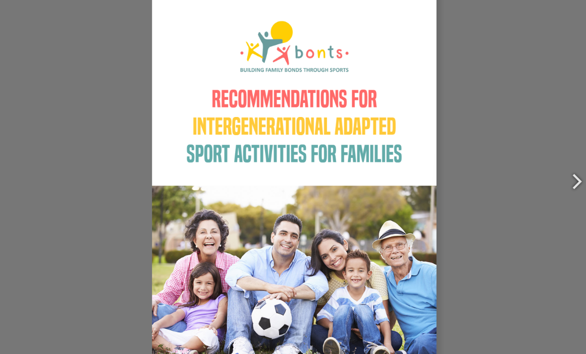 Recommendations for adapted sport activities – BONTS