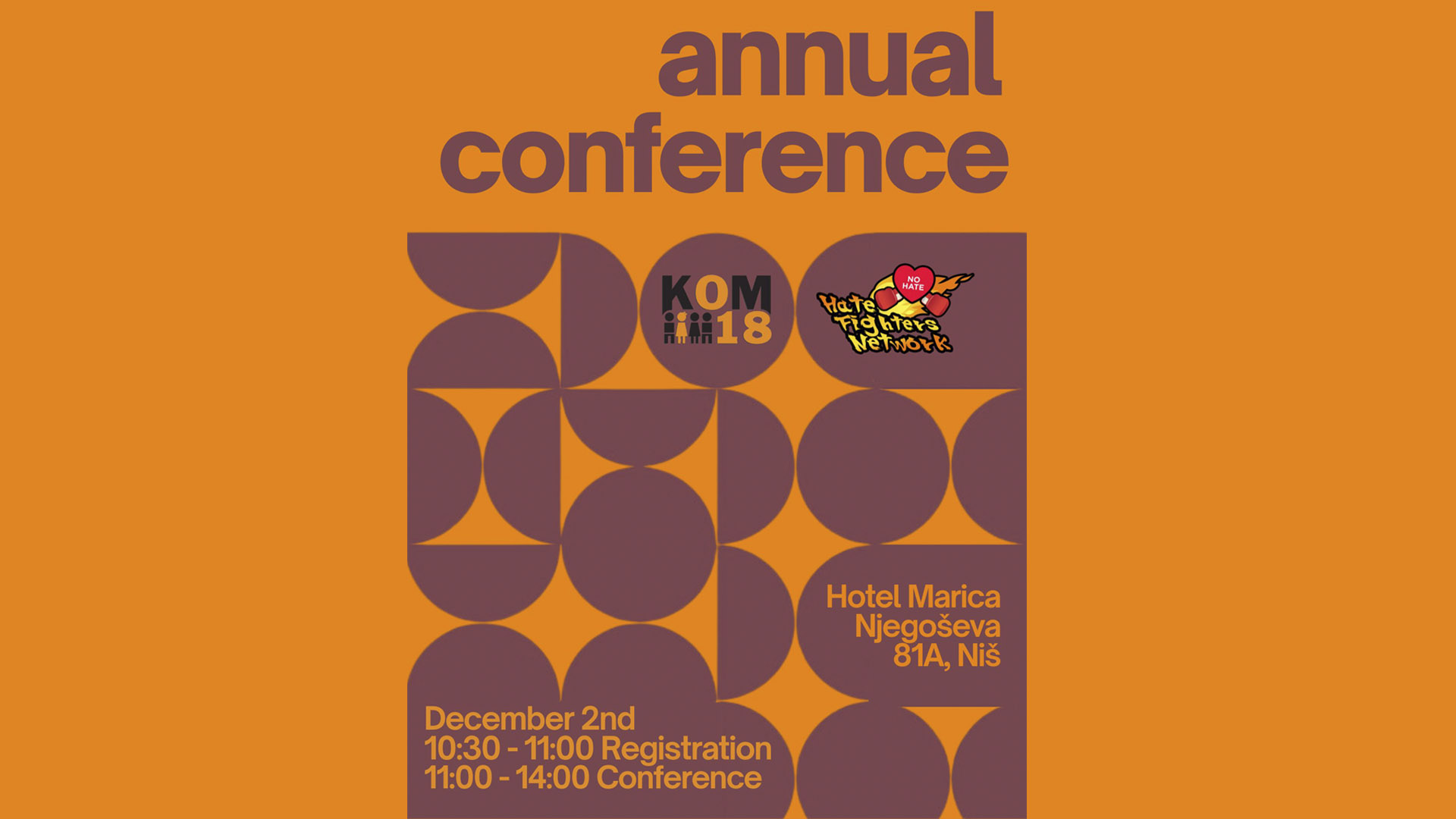 The Annual Conference of KOM 018 and the Hate Fighters Network
