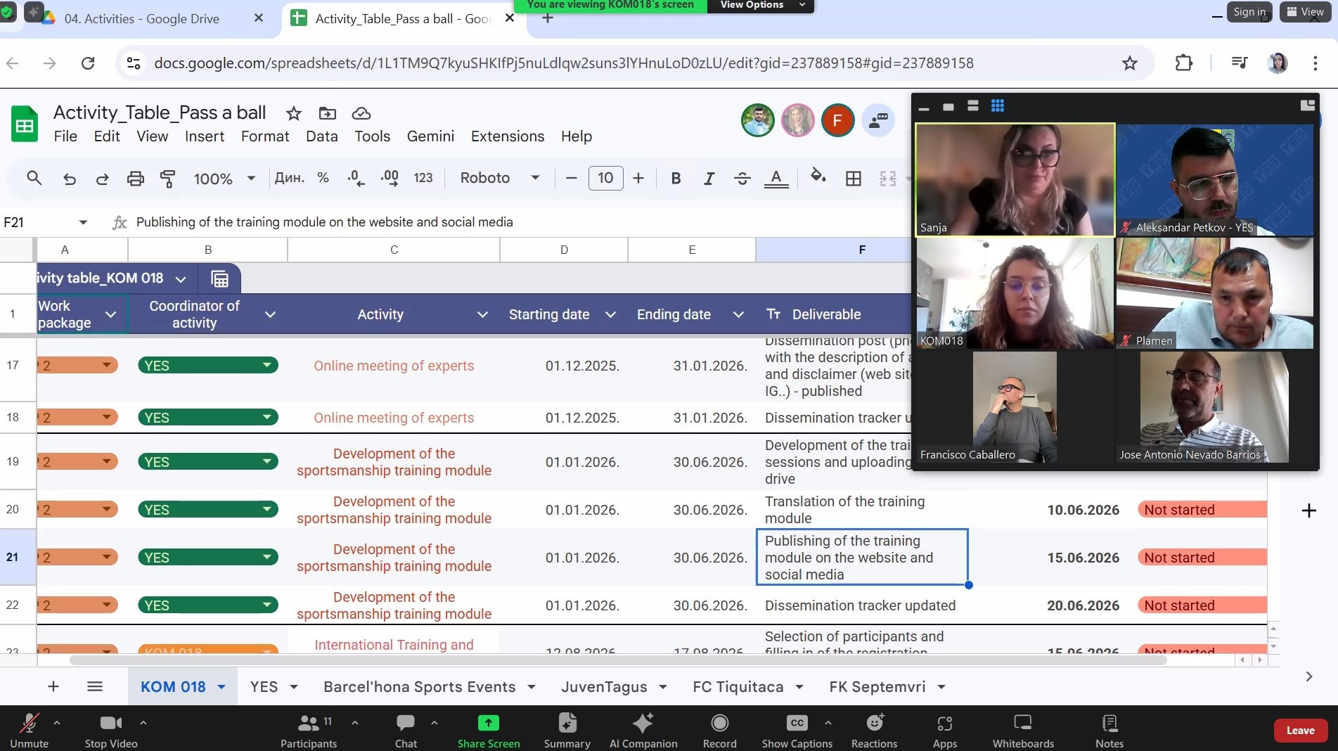 Pass a ball, make a friend – Online experts meeting — photo 2